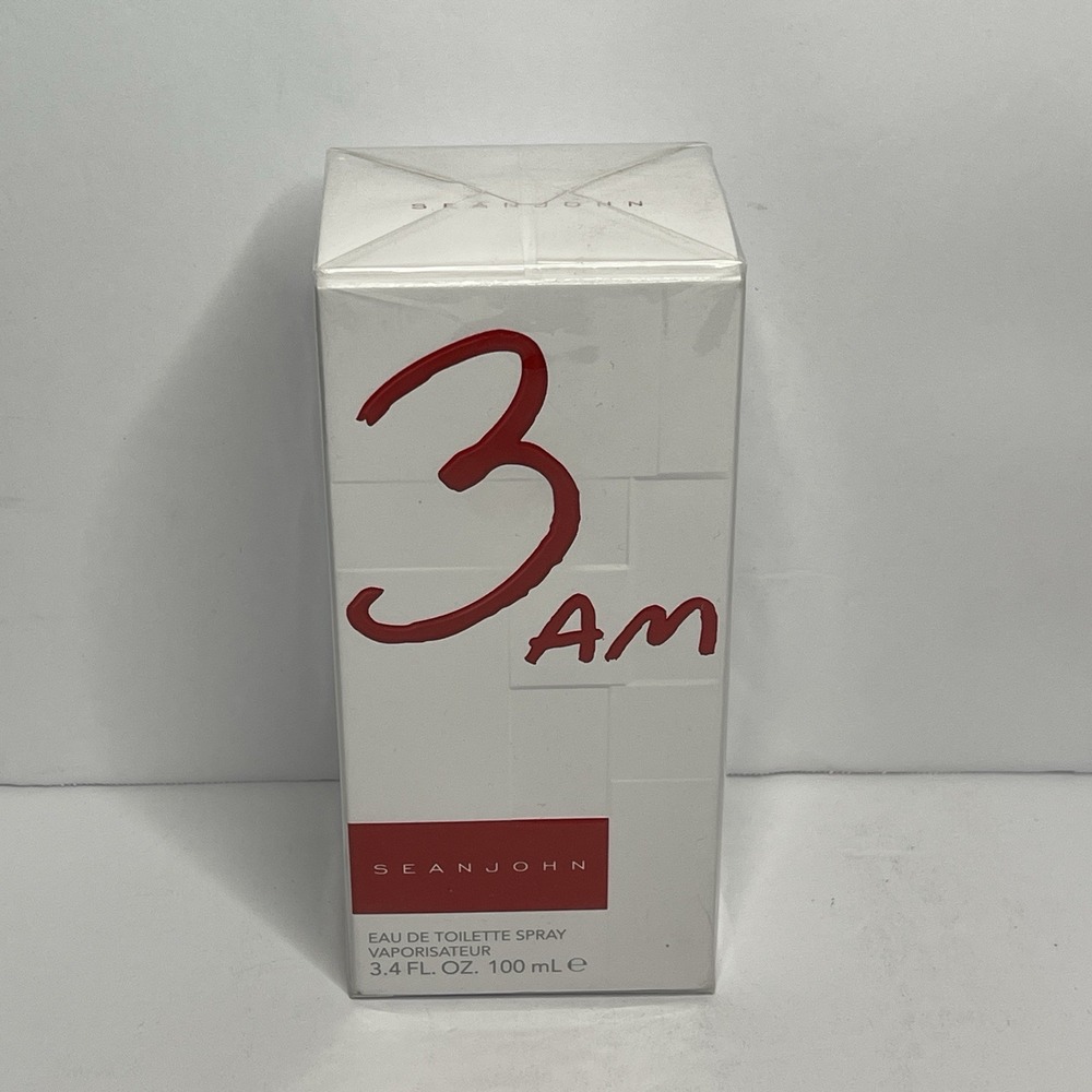 3AM Sean John MEN Cologne Eau De Toilette Spray 3.4oz / 100ml NEW & SEALED